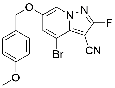 4-bromo-2-fluoro-6-((4-methoxybenzyl)oxy)pyrazolo[1,5-a]pyri