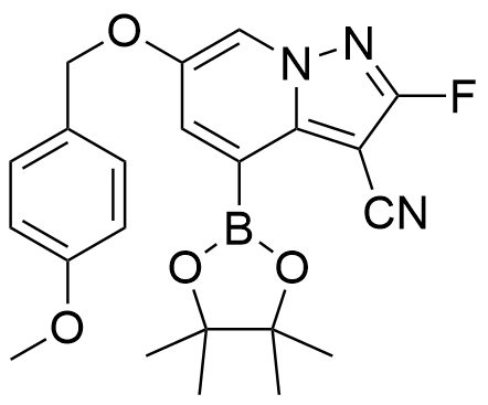 2-fluoro-6-((4-methoxybenzyl)oxy)-4-(4,4,5,5-tetramethyl-1,3